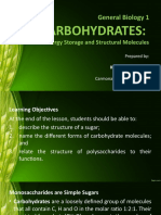 Biomolecules - Carbohydrates