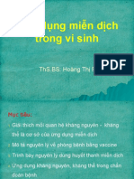 Ứng Dụng Miễn Dịch Trong Vi Sinh: Ths.Bs: Hoàng Thị Phương Dung