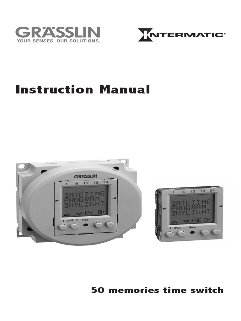Grasslin Timer Grasslin By Intermatic FM1STUZH-240U 24-Hour 21A, SPDT, 240V Defrost Timer