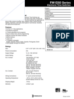 Timer Specifications Intermatic Grasslin FM1D50