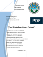 Papel Sellado Especial para Protocolo PDF