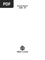 NMDC Annual Report for the Year 2008-09