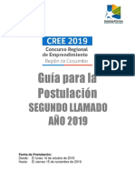 Guía postulación CREE 2019 Coquimbo