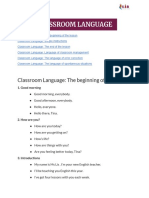 Classroom Language