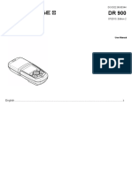 Hach DR900 Handheld Colorimeter Instruction Manual