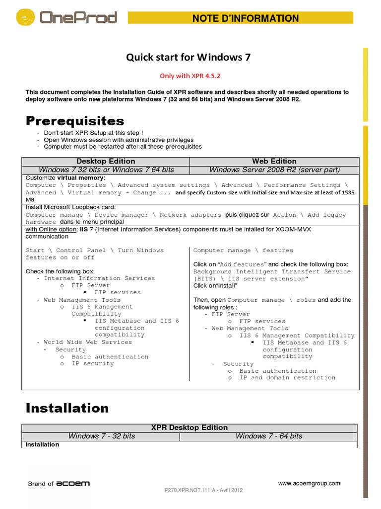 AMERICAN - QuickStartWindows 7 | PDF | Microsoft Windows | Internet ...