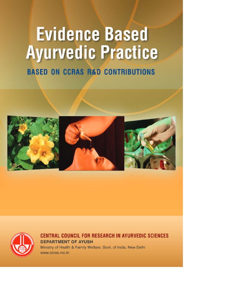 Evidence Based Ayurvedic Practice Pdf Health Care Medicine