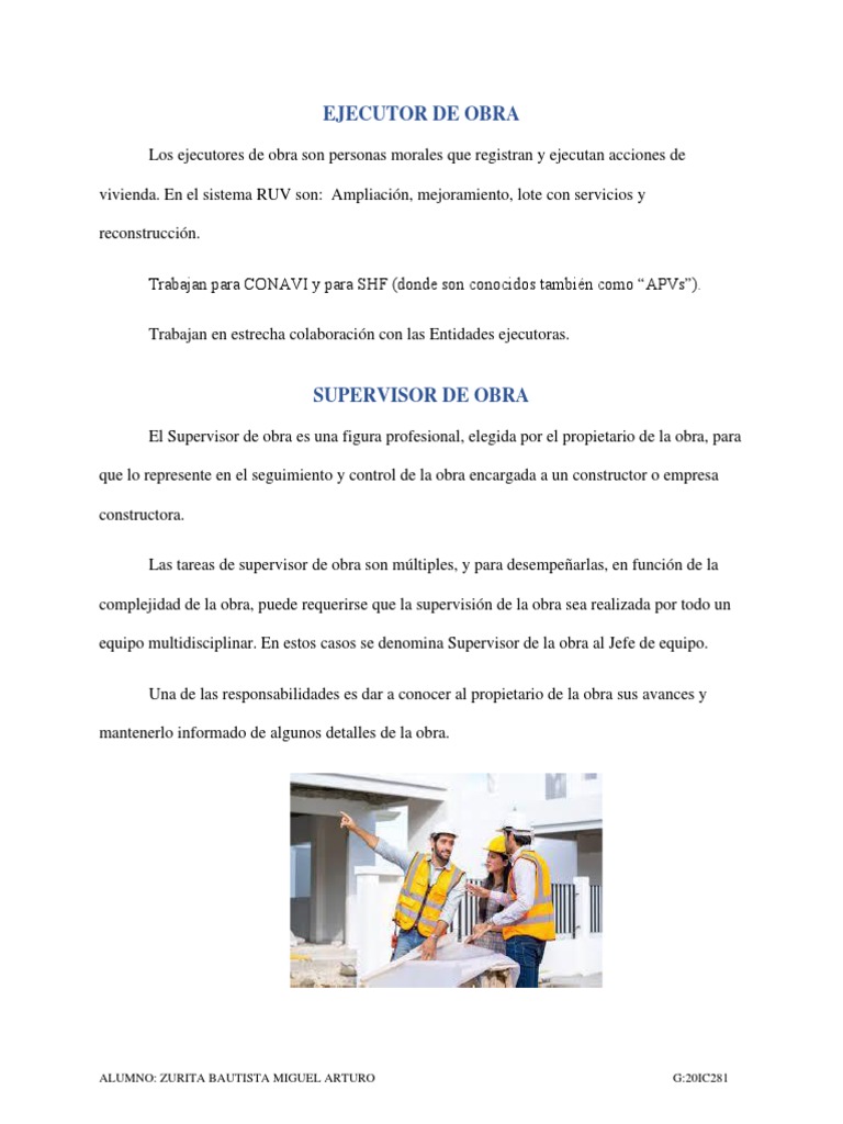 Ejecutor de Obras | PDF | Wikipedia