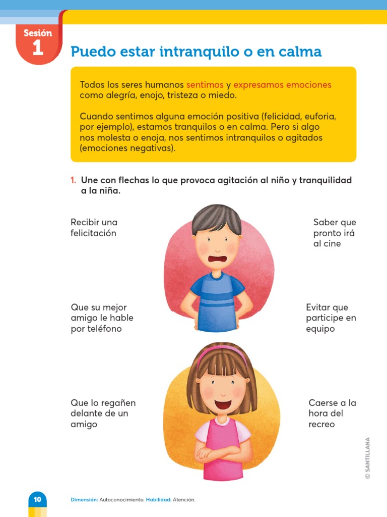 Euforia y Tranquilidad en Niños | PDF | Las emociones | Ira