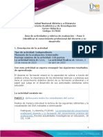 Guia de Actividades y Rúbrica de Evaluación - Unidad 2 - Paso 3 - Identificar El Conocimiento Profesional Del Docente y Su Desarrollo