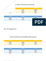 Jadwal Piket Harian