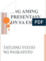 Ang Aming Presentasy On Sa Esp