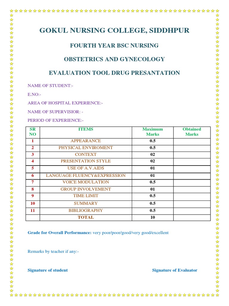 Evaluation Form DRUG PDF | PDF