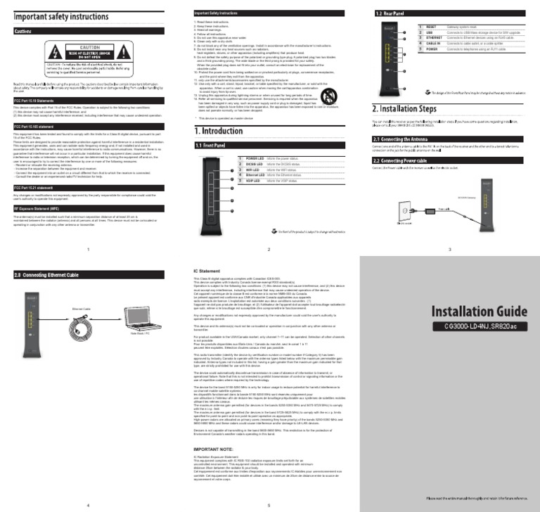 Kaon CG3000 User Manual | PDF | Radio | Electromagnetic Interference