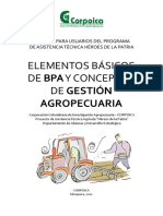 ELEMENTOS BÁSICOS DE BPA Y CONCEPTOS DE GESTIÓN AGROPECUARIA