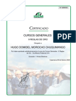 Cursos Generales: Hugo Domidel Morocho Chuquimango
