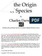 On The Origin of Species by Charles Darwin