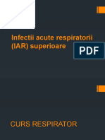 Infectii Acute Respiratorii (IAR) Superioare