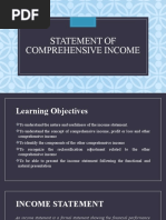 Statement of Comprehensive Income