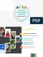 Profesi Supervisor & Supervisi: Oleh Kelompok 4