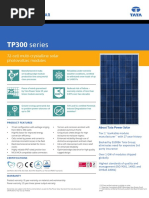 TP300 Series: 72-Cell Multi-Crystalline Solar Photovoltaic Modules