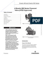 Manuals Fisher Enardo 450 Enardo 550 Series Pressure Vacuum Relief Valve Atex Approved Fisher en en 8065764