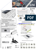 Ficha Técnica: Soporte Coplanar Microrail Fijación A Chapa para Cubierta Sándwich