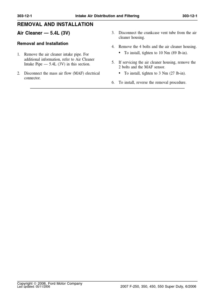 Air Intake System | PDF | Manufactured Goods | Machines