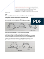 Carbohydrates, Properties, and Functions