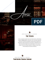 Arrie Restaurant and Lounge Menu