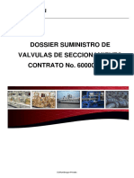 Dossier Suministro de Valvulas de Seccionamiento CONTRATO No. 6000004219