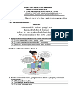 Soal PAT Bahasa Indonesia Kelas 2 Tahun Pelajaran 2021-2022