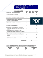 PatientHealthQuestionnaire9 Spanish