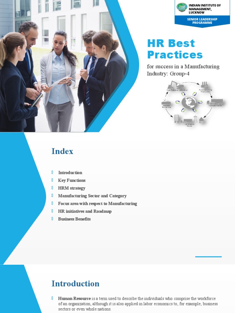 HR Best Practices for Manufacturing Success | PDF | Human Resource ...