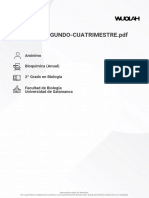 Apuntes Bioquímica 2º Cuatrimestre PDF