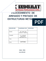 Procedimiento de Arenado y Pintado Estructuras Rev. 23-07-21 - BGS PIRKA