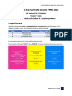 Kuiz Nasional Bahasa Tamil 2023 - Akses Dan Peraturan 1 PDF