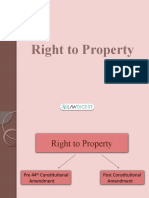 RIGHT TO PRoperty