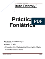 Roll Play Dislalias y Planilla de Registro - PRACTICA FONIATRICA 2021