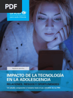 Res Ejec Impacto de La Tecnologia en La Adolescencia