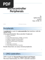 Periphrals & Interfacing Basics