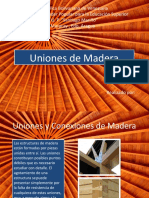 Uniones de Madera