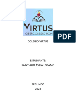 Colegio Virtus estudiante Santiago Ávila 2023
