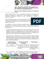 Racas ganado manipulación alimentos