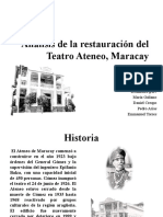 Análisis de La Restauración Del Teatro Ateneo