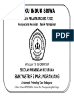 Buku Induk SMK Yastrif 2 Tahun Pelajaran 2020-2021 - TP - Cover