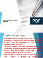 Types of Contracts