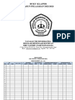 Buku Klaper Siswa - SMK Yastrif 2 Parungpanjang