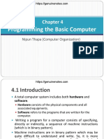 Unit 4 Programming The Basic Computer PDF