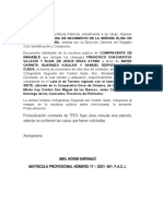 Petición Abogado Protocolizacion Doctor Alvarito